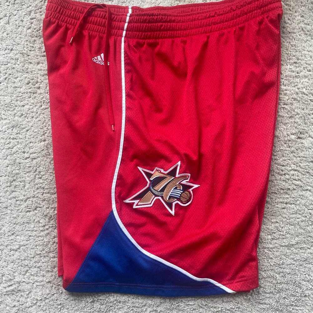 Philadelphia 76ers Authentic NBA Shorts 40 Adidas